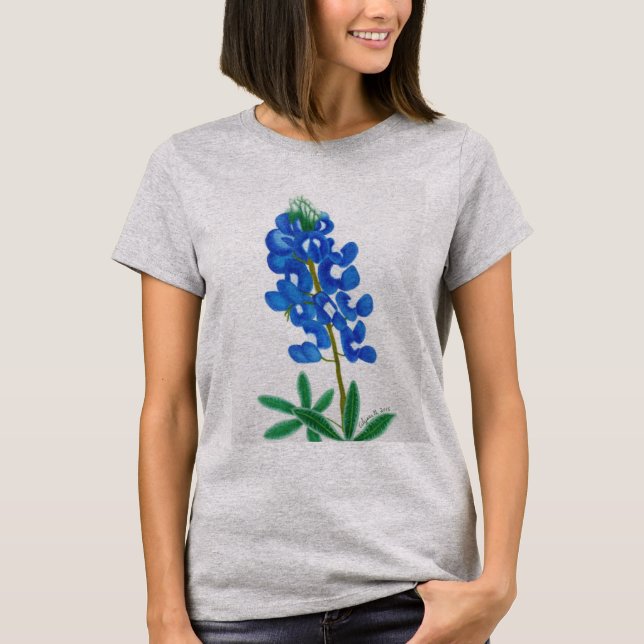 Texas Bluebonnet Women's T-Shirt (Framsida)