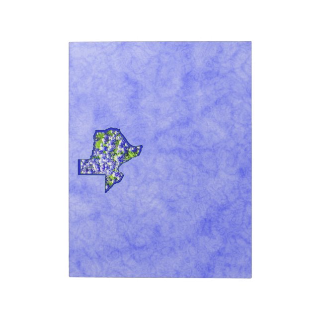 TEXAS BLUEBONNETS ANTECKNINGSBLOCK (Roterad)