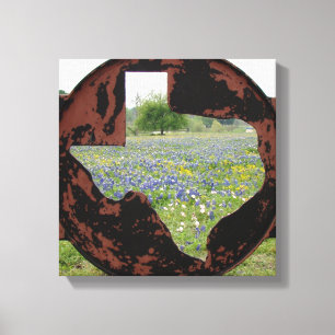 Texas Bluebonnets Canvastryck