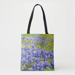Texas Bluebonnets Flowers Tote Bag Tygkasse