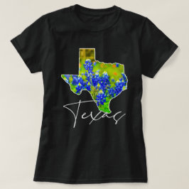 Texas Bluebonnets Konst i Texas T Shirt