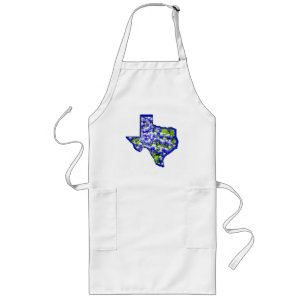 TEXAS BLUEBONNETS LÅNGT FÖRKLÄDE