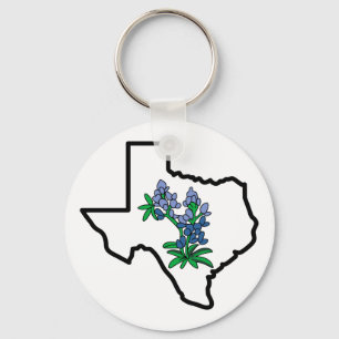 Texas Bluebonnets Nyckelring