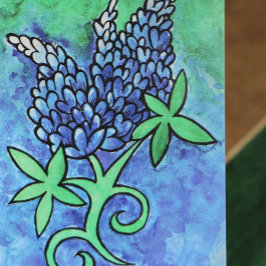 Texas Bluebonnets Tack Kort