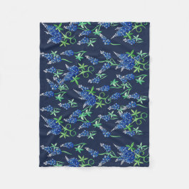 Texas Bluebonnets Texan Fleecefilt