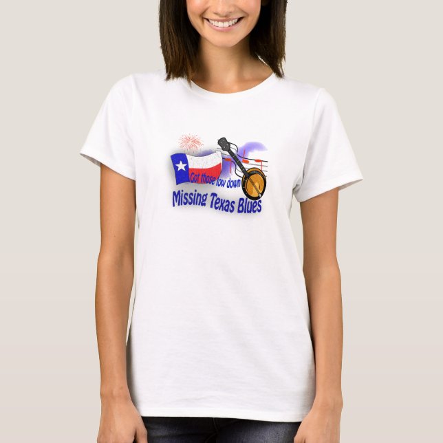 Texas Blues T Shirt (Framsida)