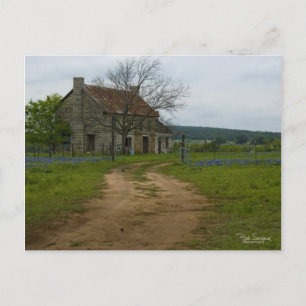 Texas bonnet-hus vykort