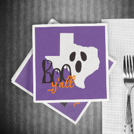 Texas Boo Y'all Halloween Pappersservett