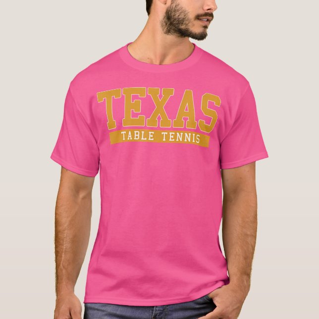 Texas Bord Tennis T Shirt (Framsida)