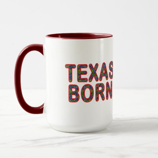 Texas Born Bluebonnet Mugg (Vänster)