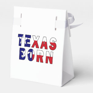 Texas Born Flagga Presentaskar