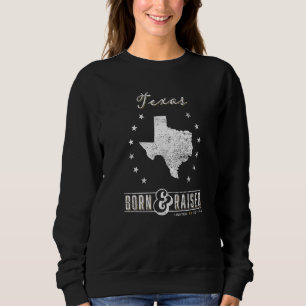 Texas Born & Raising Us State Pride T Shirt