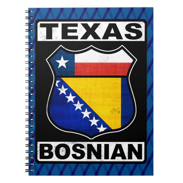 Texas Bosnian American Sign Anteckningsbok (Framsidan)