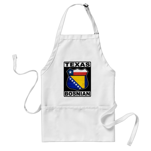 Texas Bosnian American Sign Förkläde (Framsidan)