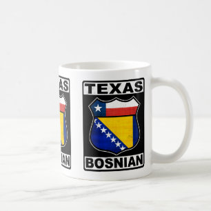 Texas Bosnian American Sign Kaffemugg