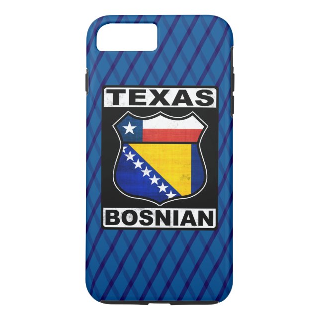 Texas bosnienamerikan Case-Mate iPhone skal (Baksida)