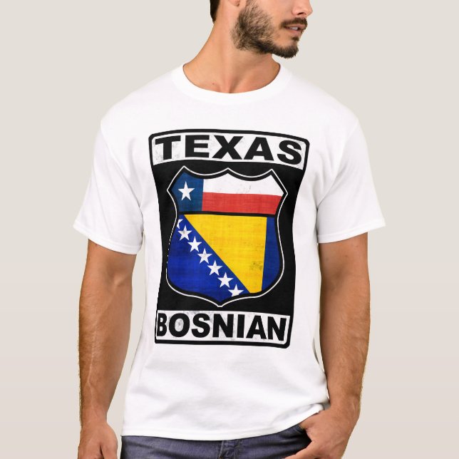 Texas bosnienamerikan tee (Framsida)