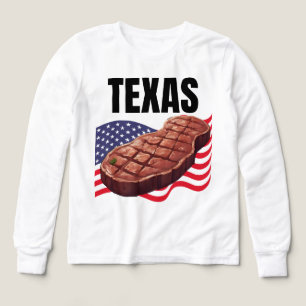 Texas Boys Bella+Canvas Långärmad T Shirt