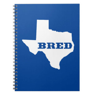 Texas Bred Anteckningsbok Med Spiral