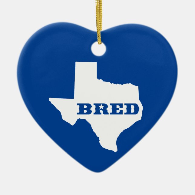 Texas Bred Julgransprydnad Keramik (Framsidan)