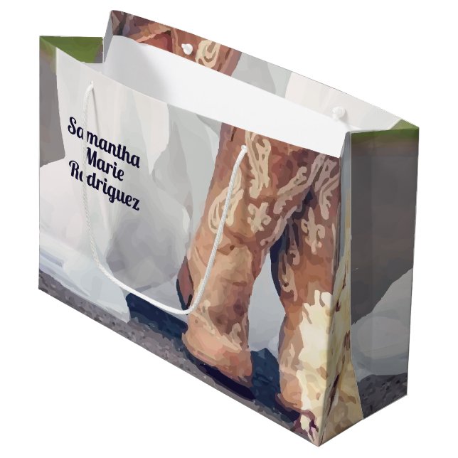 Texas Bride in Boots Möhippa (Framsidan Vinklad)