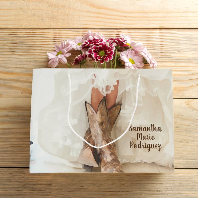 Texas Bride in Boots Möhippa (Skapare uppladdad)