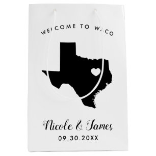 Texas Bröllop Välkomstpåse för ut ur stan Guests