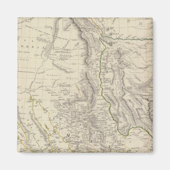Texas, Calif, N Mexiko Magnet (Framsidan)