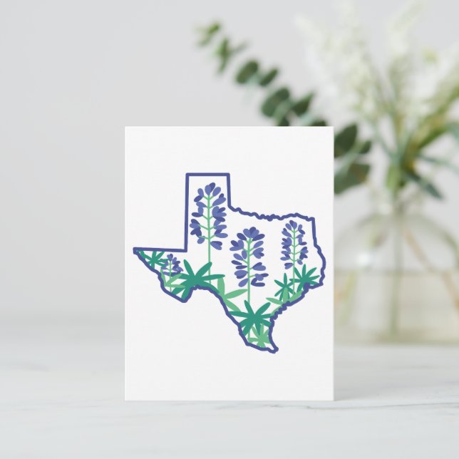 Texas Card, Texas State Card, Texan Card, Texas Vykort (Stående Fram)