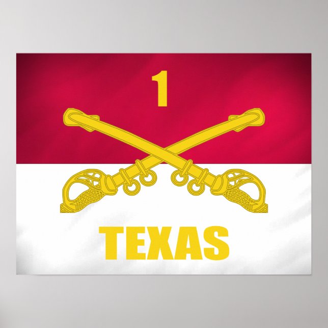 Texas Cavalry Poster (Framsidan)
