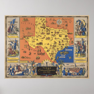 Texas Centennieutställning Poster