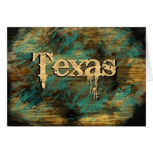 Texas chic hälsningskort