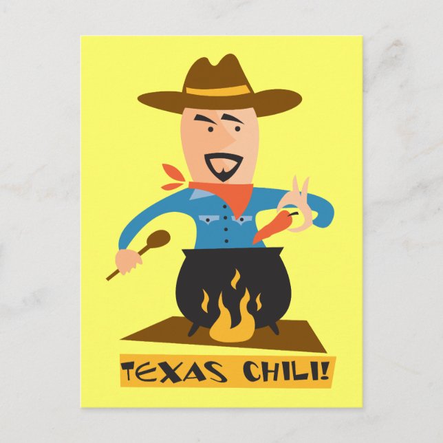 Texas Chili Vykort (Framsida)