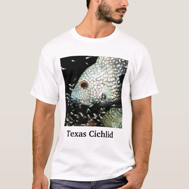 Texas Cichlid T Shirt (Framsida)