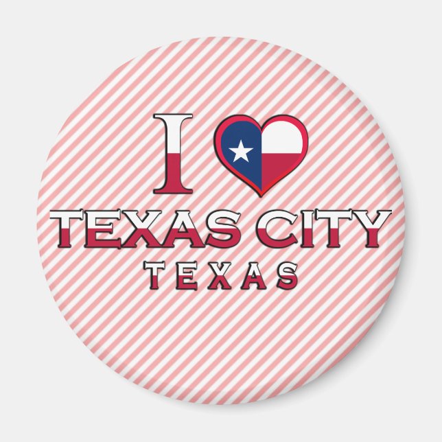 Texas City, Texas Magnet (Framsidan)