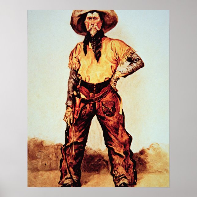 Texas Cowboy, c.1890 (oil on canvas) Poster (Framsidan)