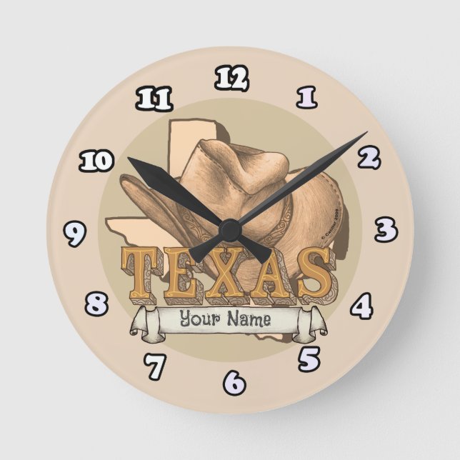 Texas cowboy klocka (Framsida)
