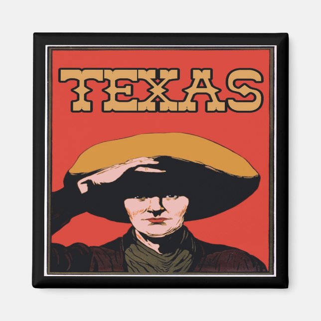 Texas Cowboy Magnet (Framsidan)