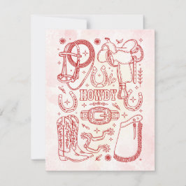 Texas Cowboy Pack Anteckningskort