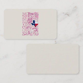 Texas Cowboy Pack Western Vibes Visitkort