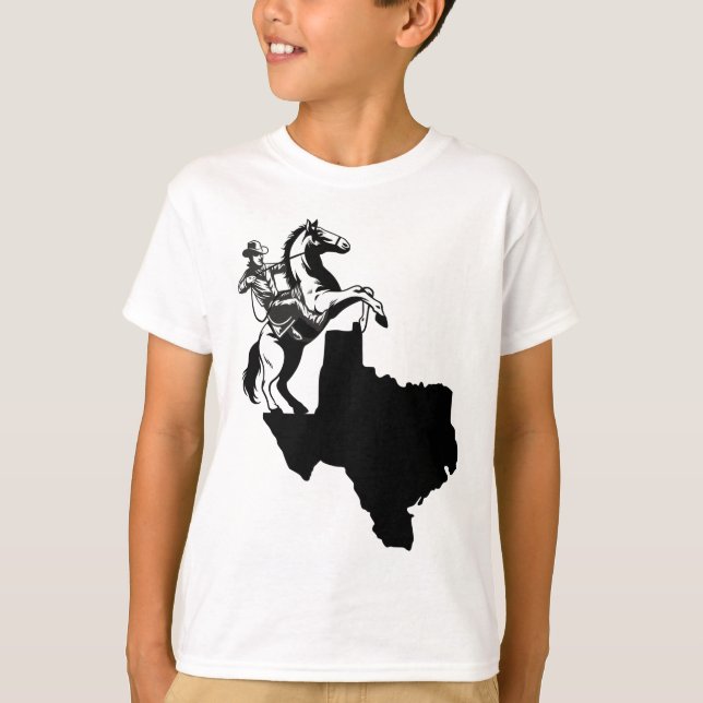 Texas Cowboy T Shirt (Framsida)