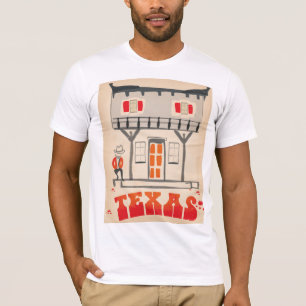 Texas Cowboy Vintage Style-resemapposters T Shirt
