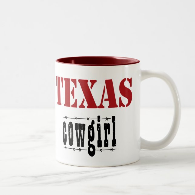 Texas Cowgirlmugg Två-Tonad Mugg (Höger)