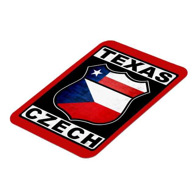 Texas Czech American Magnet (Vänstra Sidan)