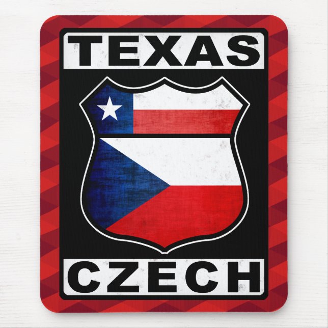 Texas Czech American Mousemat Musmatta (Framsidan)