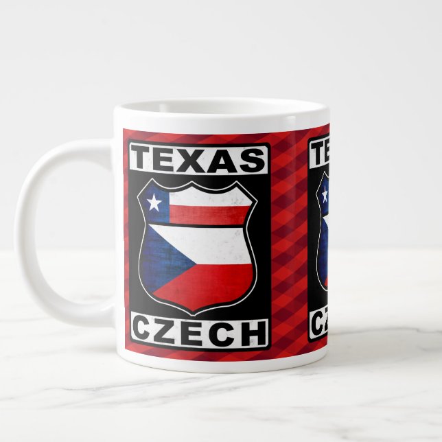 Texas Czech American Mugg Jumbo Mugg (Vänster)