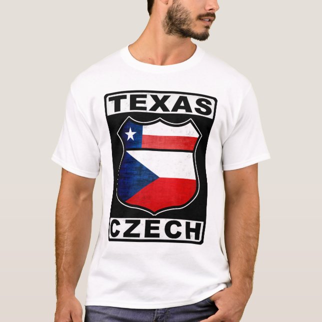 Texas Czech American Route Sign Tröja (Framsida)
