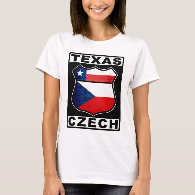 Texas Czech American Tee (Framsida)