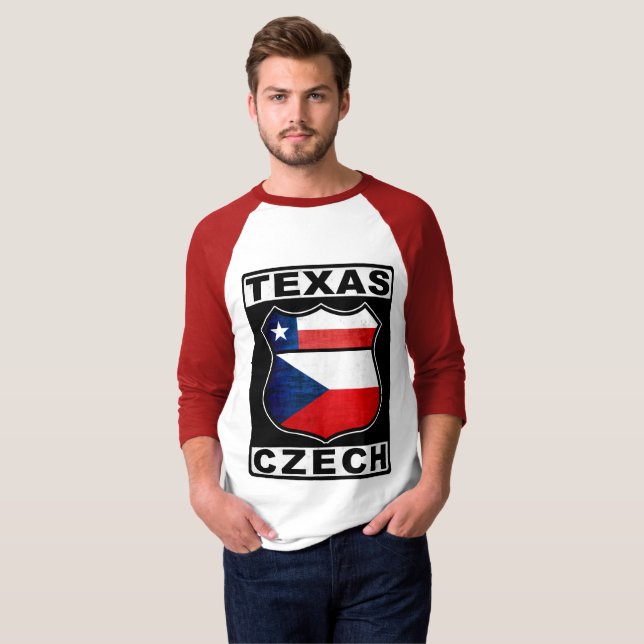 Texas Czech American Tee (Hel framsida)