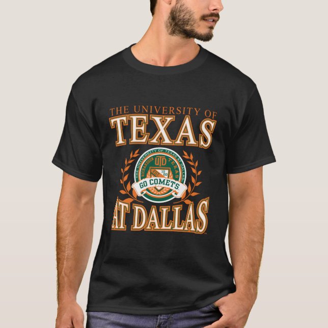 Texas Dallas Comets Laurels T Shirt (Framsida)